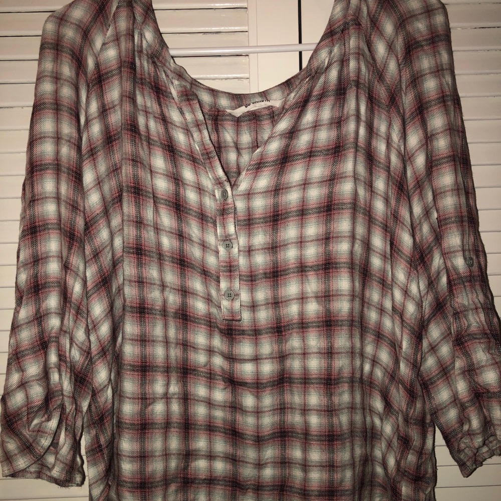 Flannel blouse